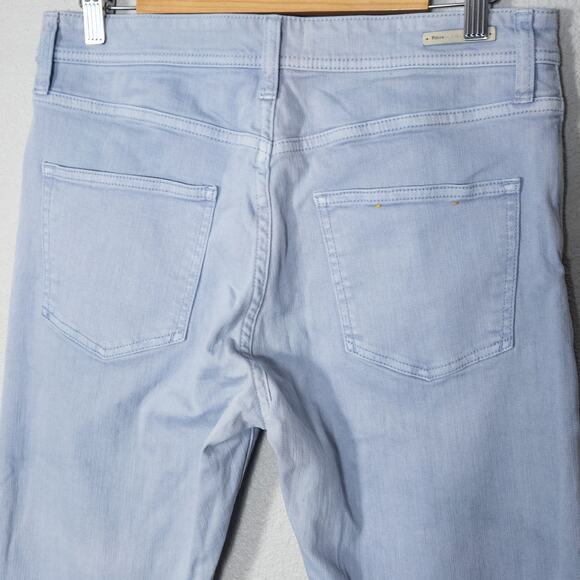 Pilcro Slim Straight Jeans Light Blue Soft Wash Size 30 Clean Girl - Picture 5 of 11